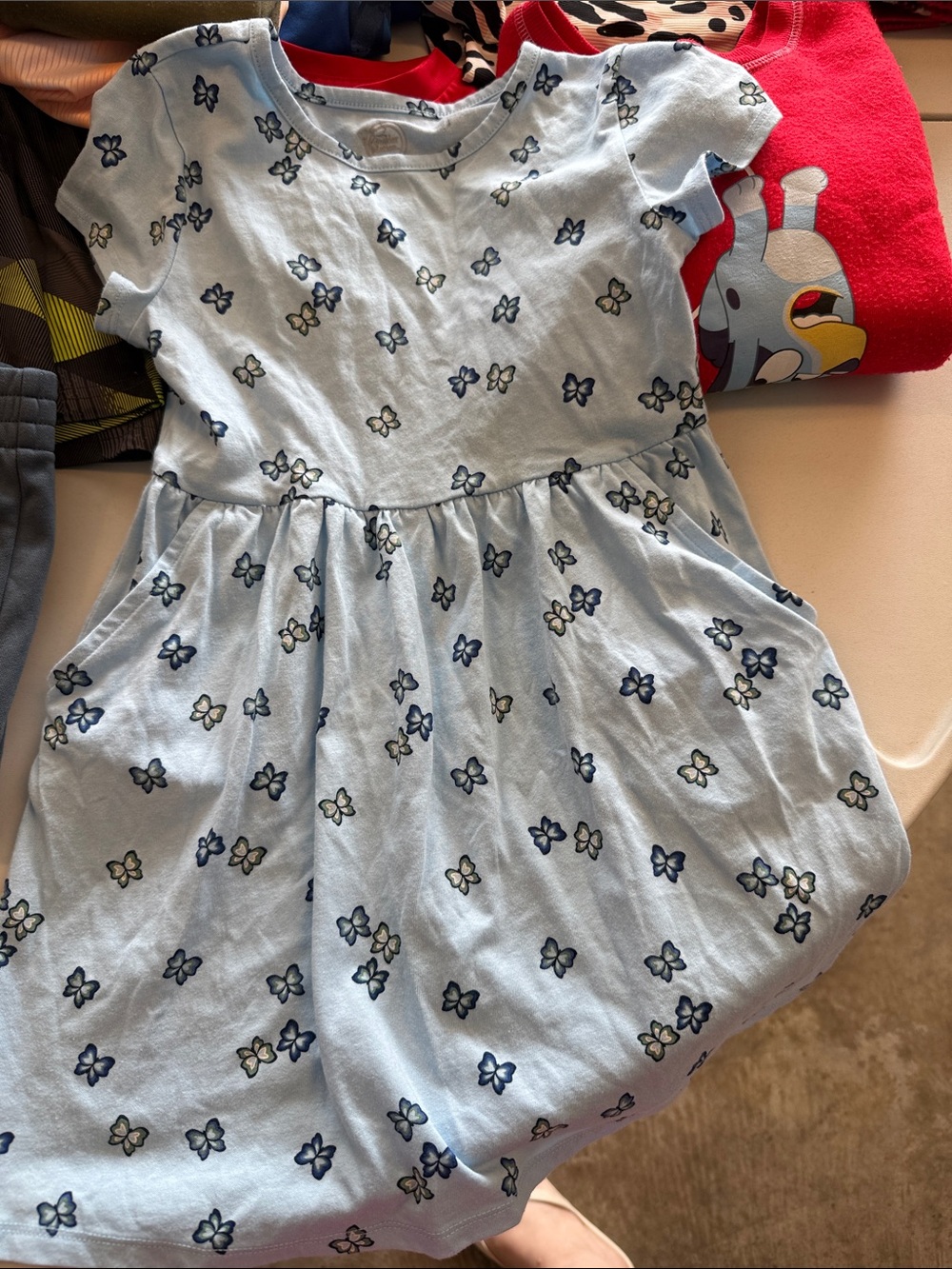 Floral Dress in Blue